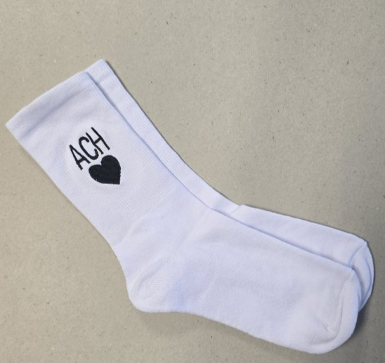 Ponožky s monogramem a ♥