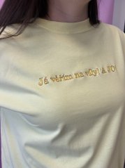 Dámské volnější tričko VĚŘÍM NA VÍLY