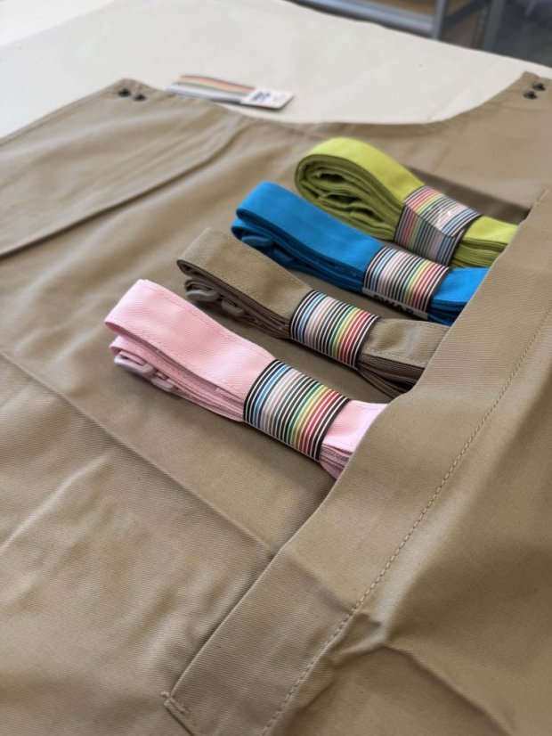 Ukázka barev popruhů