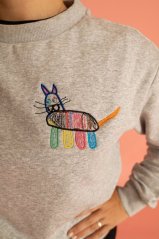 Dámská mikina s výšivkou (teplá)