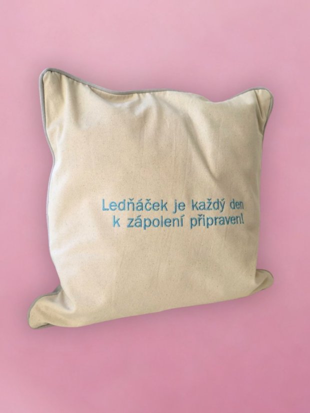 Polštář- druhá strana, přírodní barva