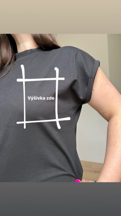 Tričkové šaty s výšivkou- SADA