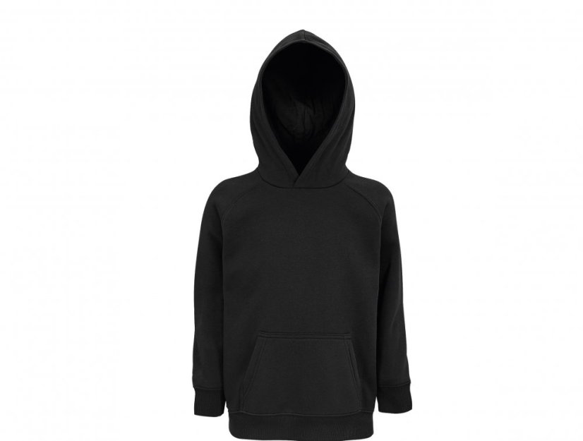 Dětská mikina s kapucí a výšivkou - Velikosti dětské mikiny: 8 let, Barva dětské mikiny: Šedá