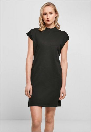 Dámské tričkové šaty, 100% bavlna, výšivka na přání - Barva: Černá, Velikost: XL