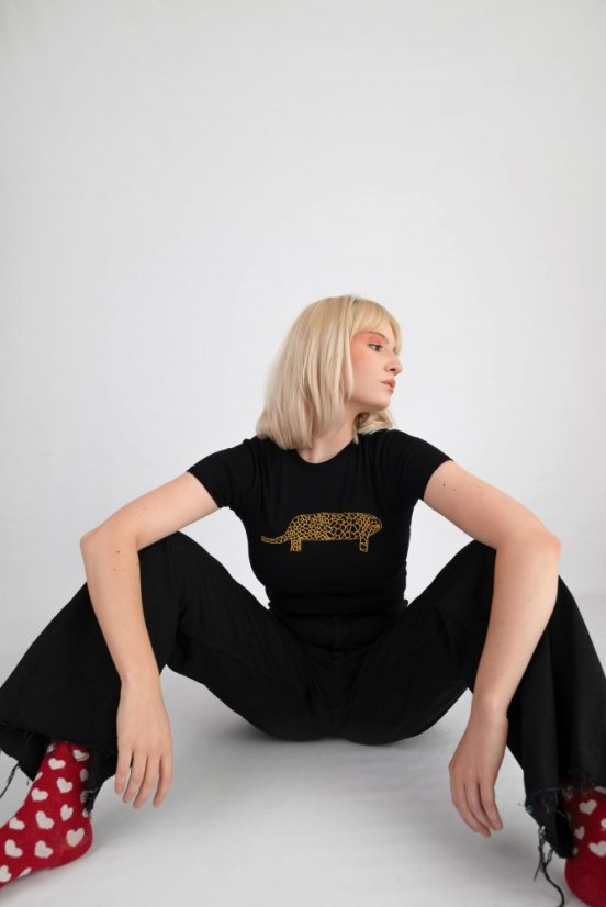 Zvýhodněný set: pánské + dámské tričko se stejnou výšivkou - Velikost: M, Barva trička: světle žlutá