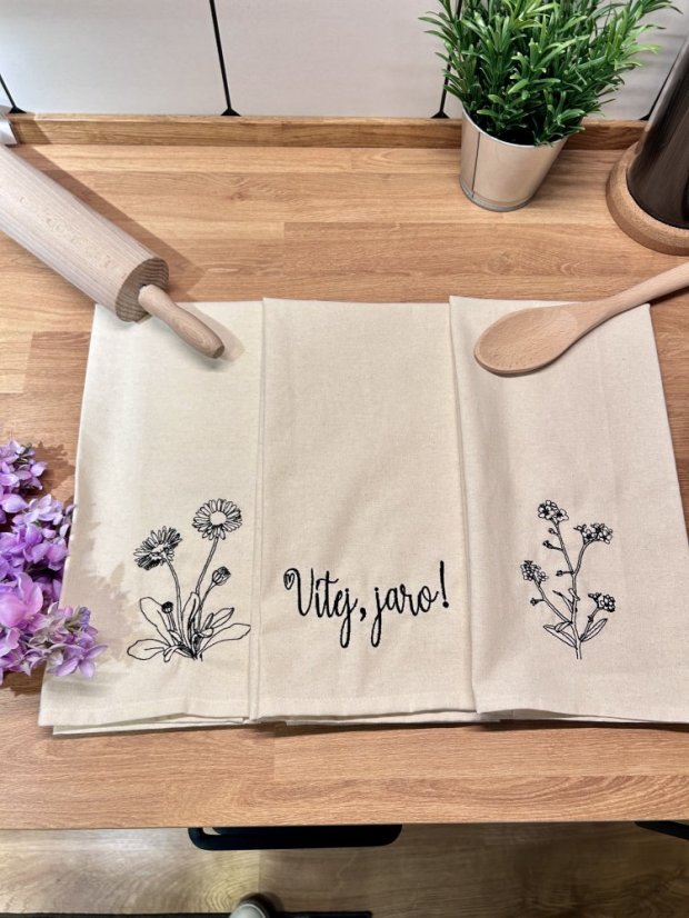 Jarní sada utěrek + DÁREK