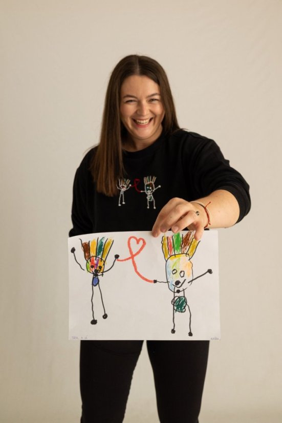 Dámská mikina s výšivkou (teplá) - Velikost: XS, Barva dámské mikiny: grey melange