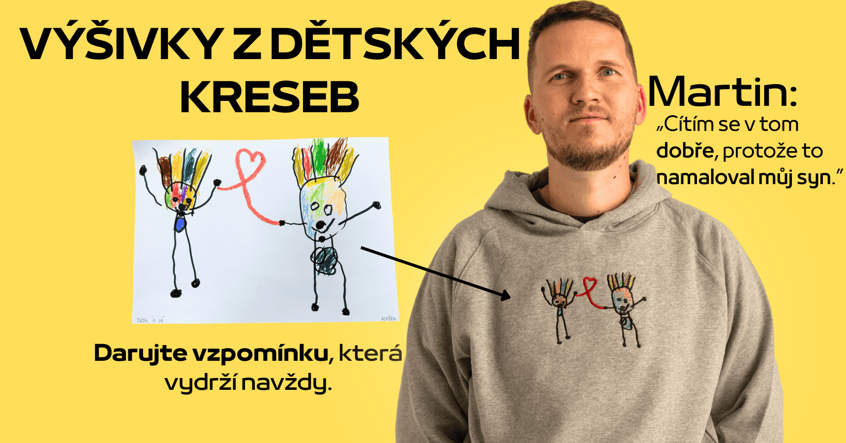 Výšivky nejen z dětských kreseb