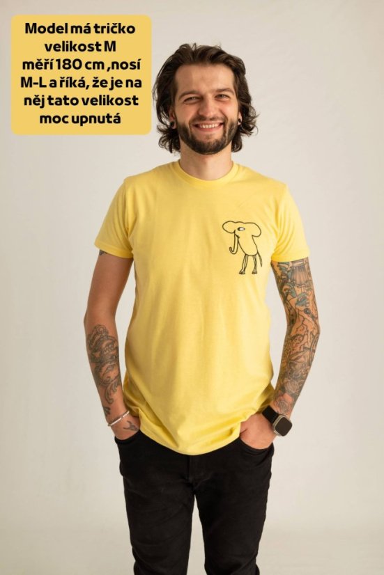 Pánské SLIM tričko s výšivkou