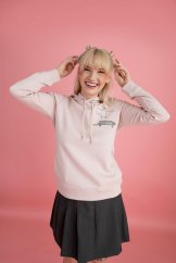 Dámská mikina s kapucí a výšivkou