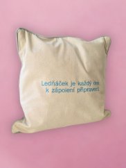 Polštář- druhá strana, přírodní barva