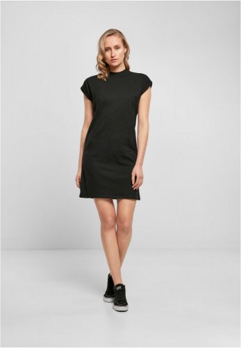 Dámské tričkové šaty, 100% bavlna, výšivka na přání - Barva: Černá, Velikost: M