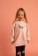 Dětská mikina s výšivkou - Dětská mikina s výšivkou: soft pink, Velikost dětské mikiny: 98-104