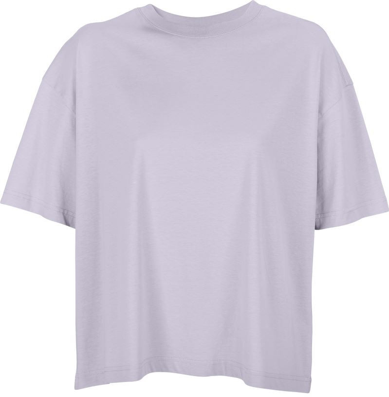 Dámské volnější tričko s výšivkou - Velikost: M, Dámské tričko (volnější): bílá