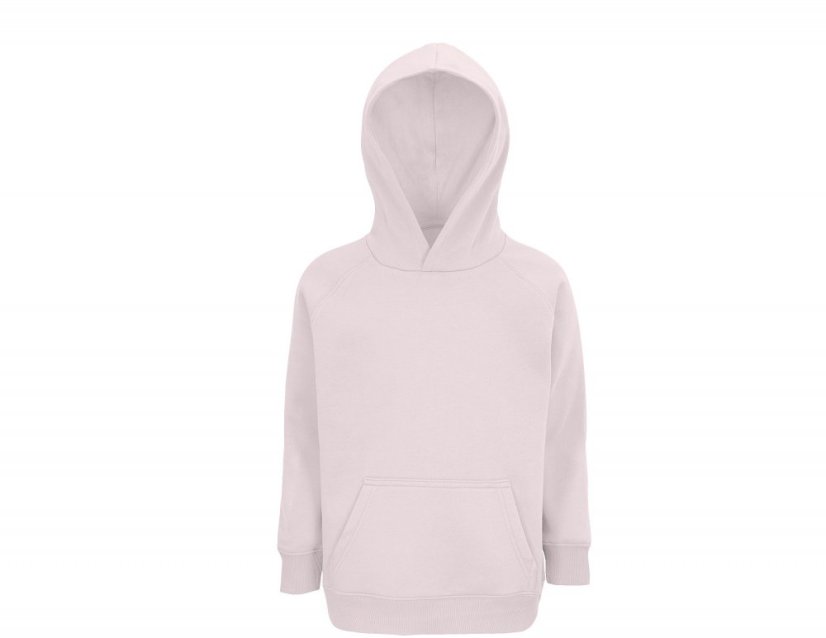 Dětská mikina s kapucí a výšivkou - Velikosti dětské mikiny: 8 let, Barva dětské mikiny: Šedá