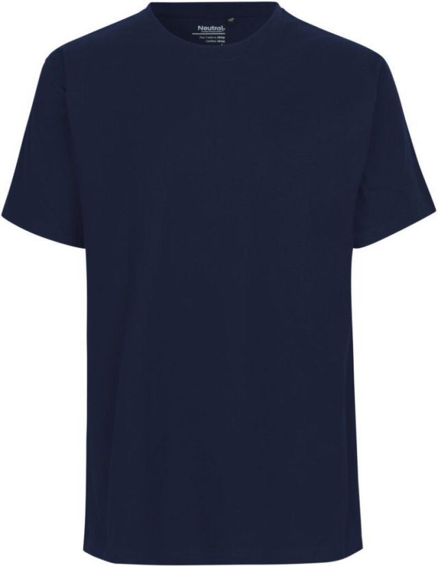 Pánské REGULAR tričko s výšivkou- SADA - Velikost: XXL, Pánské tričko regular: modrá indigo