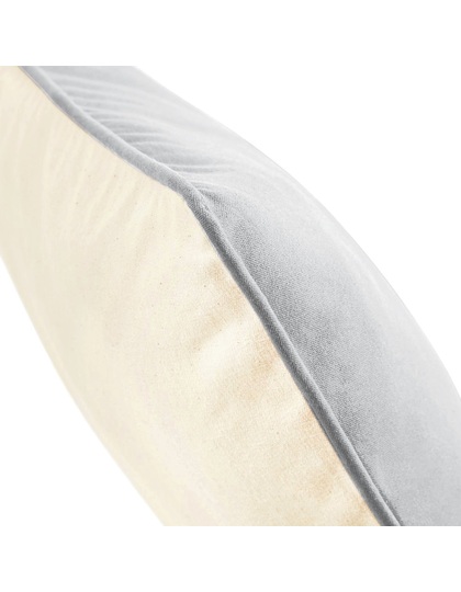 Polštář s velkou výšivkou DVOUBAREVNÝ- SADA - Barva DVOUBAREVNÉHO polštáře: přírodní/námořnická modrá